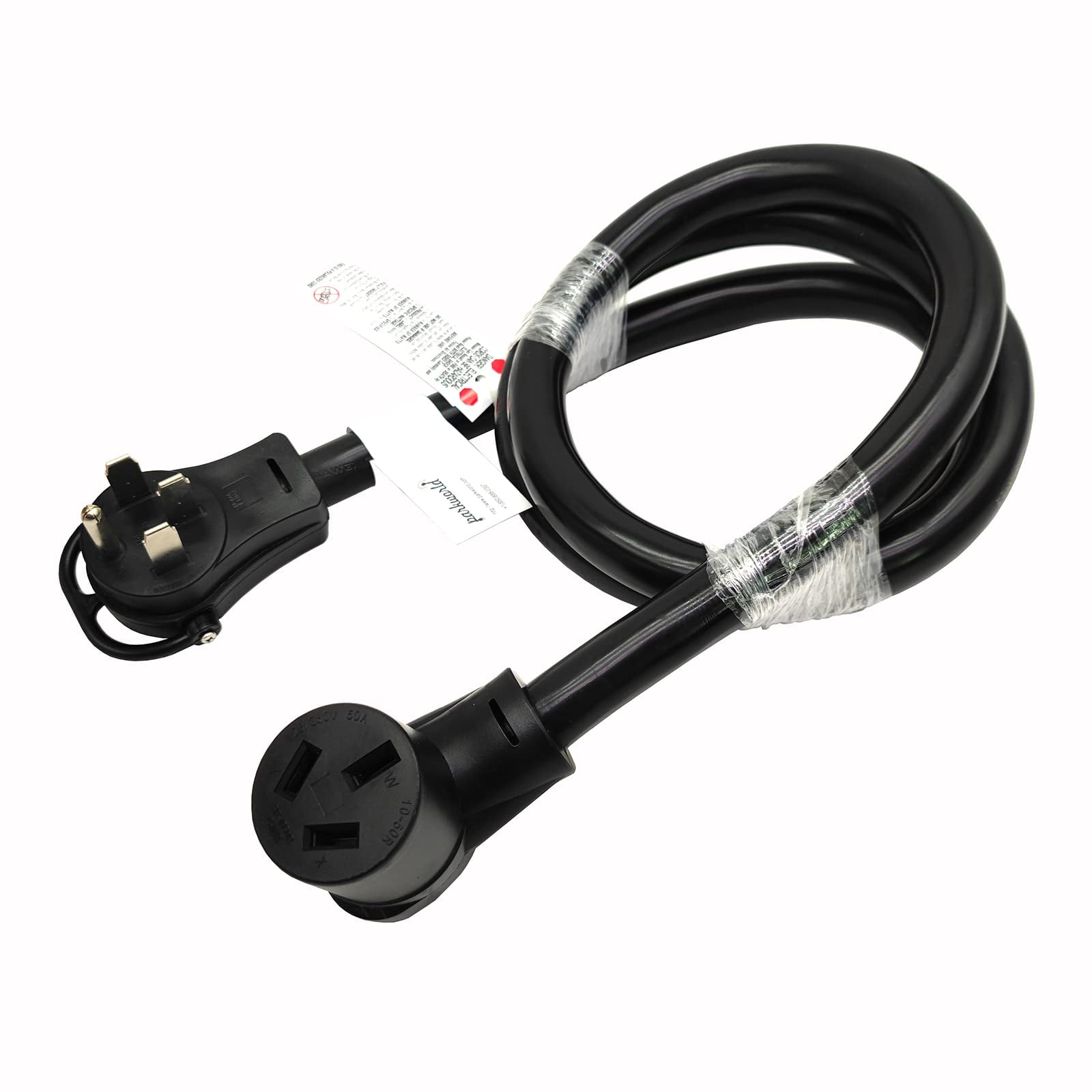 Parkworld 61438A RV to Dryer Adapter Cord RV Plug NEMA 14-50P to 10-50R Dryer Female, 50A, 250V (6FT)