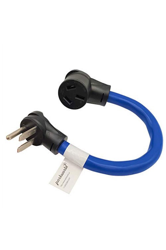 61629 Welder Adapter Cord NEMA 6-30P to 10-50R 18 inch Right Angle Connector