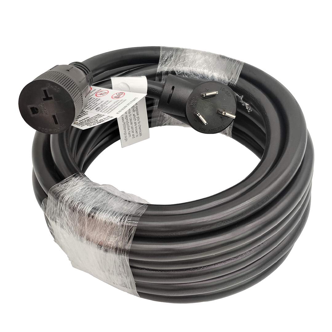Parkworld 61681 Electric Range 10-50 Plug Male to Kitchen & A/C 6-20 T-Blade (Also to 6-15R) Receptacle Female Adapter Cord (25FT)