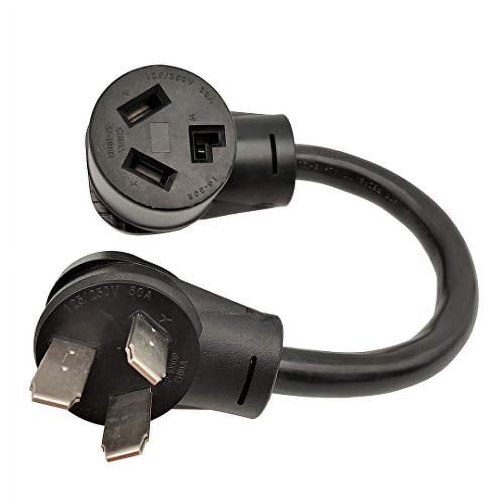 Parkworld 61704 1 ft Cord Power Cable, Black