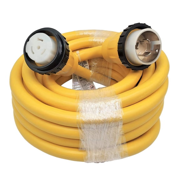 Parkworld 61889 Marine Shore Power Extension Cord 50 AMP SS1-50P to SS1-50R, Marine Shore Power Cord SS1-50 male to female 50A 125V (36FT)