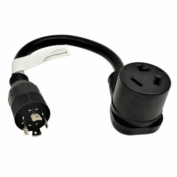 Parkworld 62749 AC Power Adapter Cord NEMA L14-20P Male to 10-30R Dryer 30A Outlet, Output 20 Amp 125/250 Volt, 1.5FT