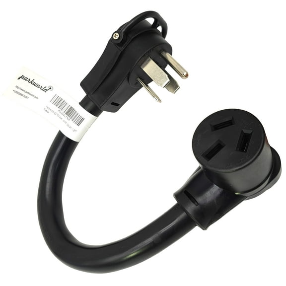 Parkworld 62770 Welder Adapter Cord Welding Plug NEMA 14-60P to 10-50R Stove outlet, 50AMP, 1.5FT