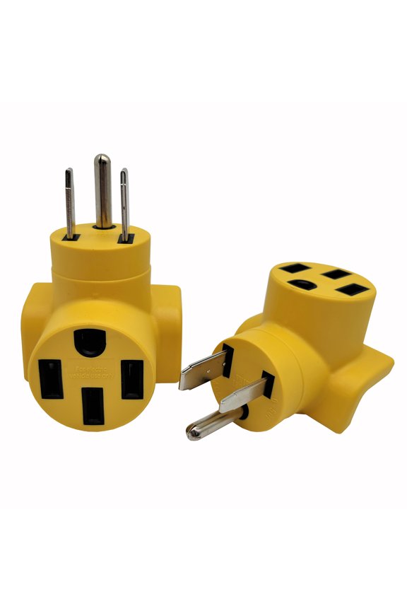 63258 EV Charging Adapter NEMA 6-50P to 14-50R One Piece Compact Adapter (ONLY for EV or Tesla use, NOT for RV)