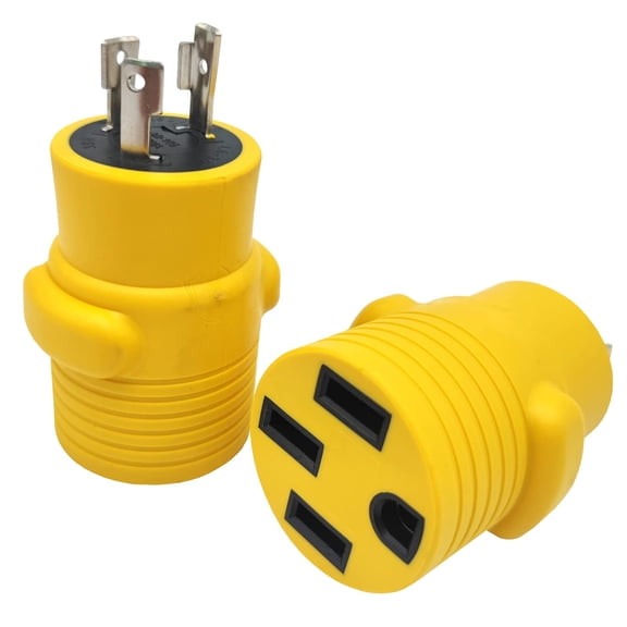 Parkworld 63272 EV Adapter NEMA L6-30P to 14-50R 1-Piece Compact Adaptor (ONLY for Tesla UMC or Other EV Charging, NOT for RV)