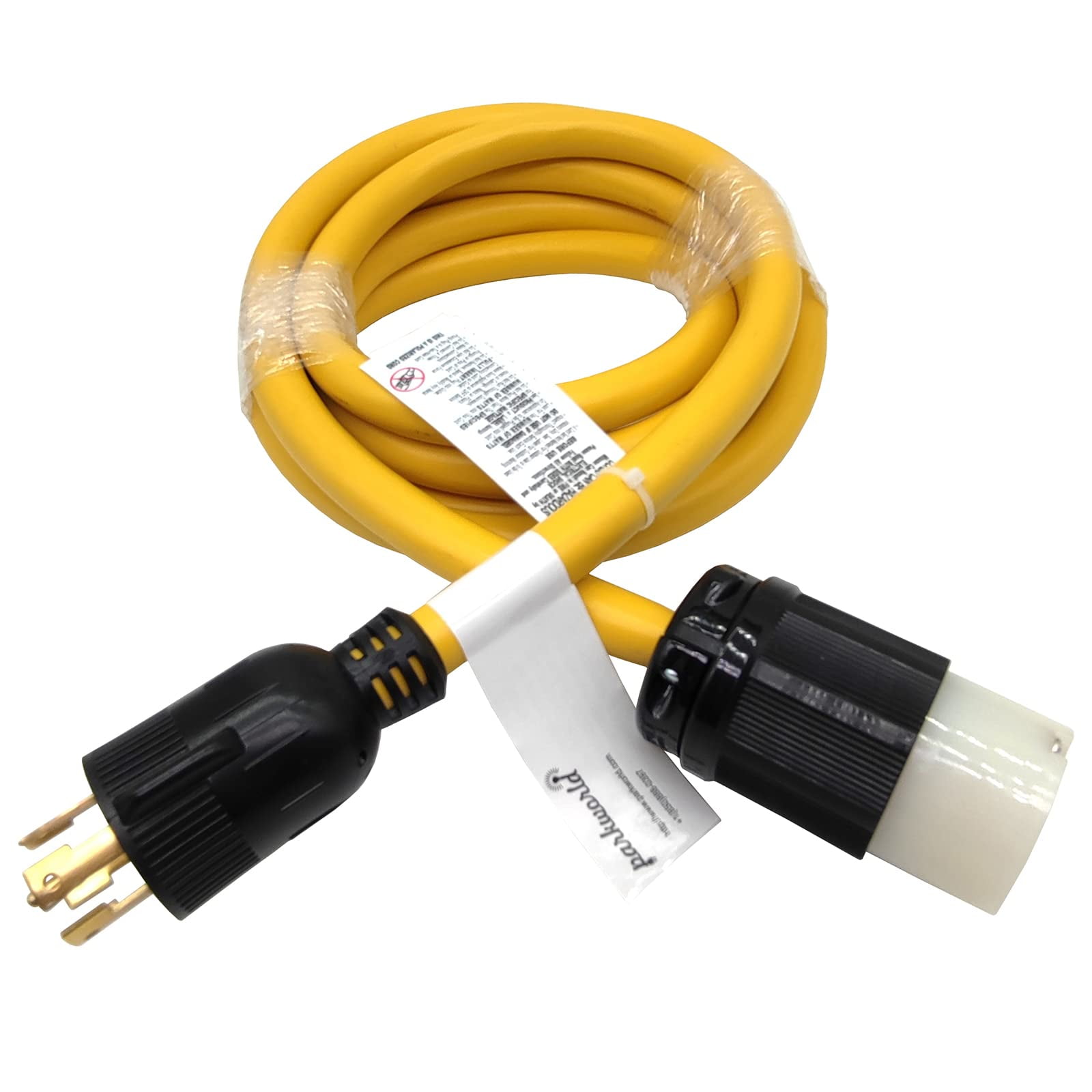 Parkworld 63647 NEMA L21-30 Extension Cord with SJTW (5) 10AWG, UL Listed (10FT)