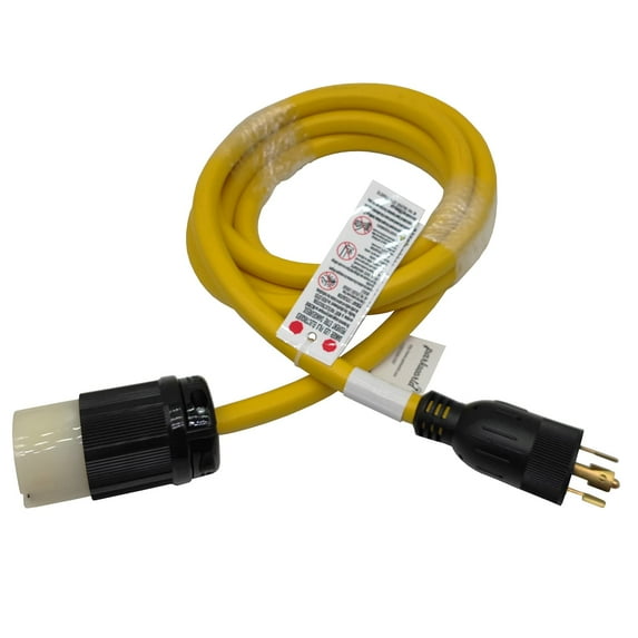 Parkworld 63678 NEMA L21-20 Extension Cord with SJTW (5) 12AWG, UL Listed (10FT)