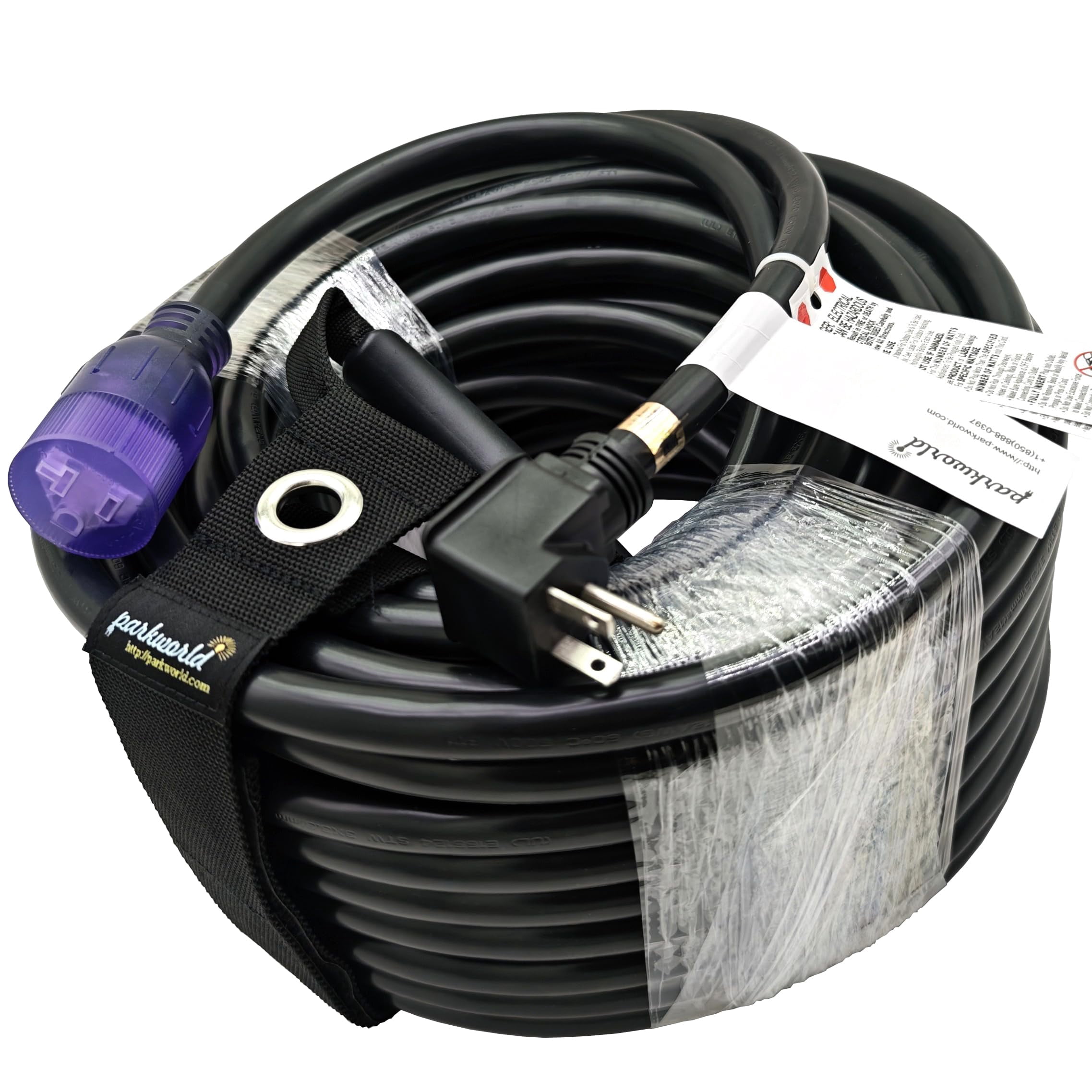 Parkworld 65306 NEMA 5-20 Extension Cord 5-20P to 5-20R (T Blade