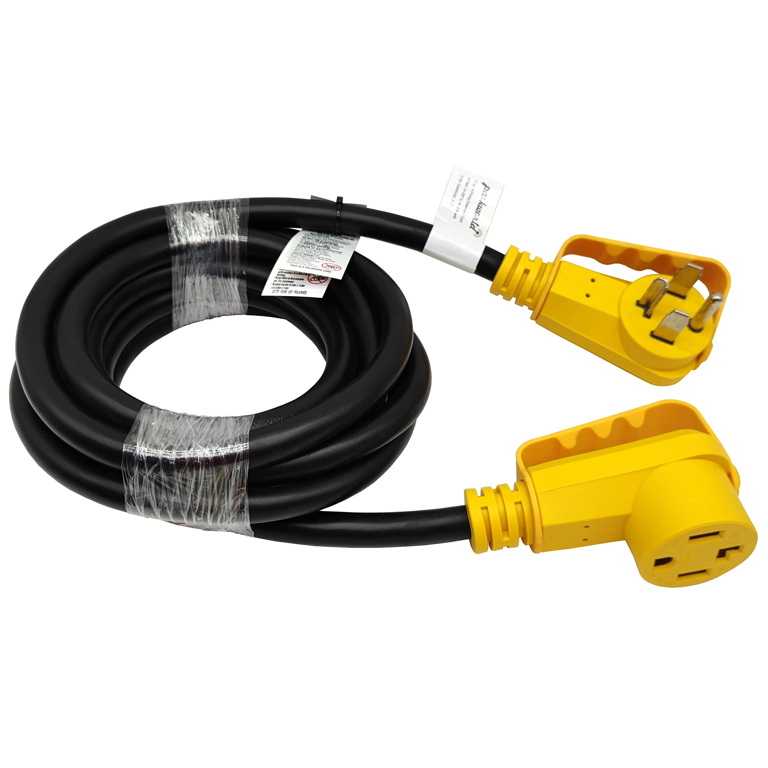 Parkworld 66051 EV Extension Cord, Dryer 4-Prong NEMA 14-30 Extension Cord, EV 14-30P to 14-30R, 30A, 125V/250V, 7500W (15FT)