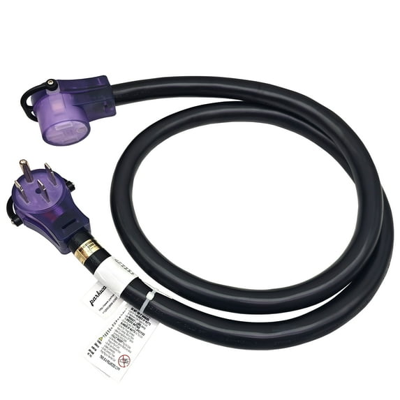 Parkworld 67834 6 Gauge 6ft Black 1 Outlet RV/EV Extension Cord