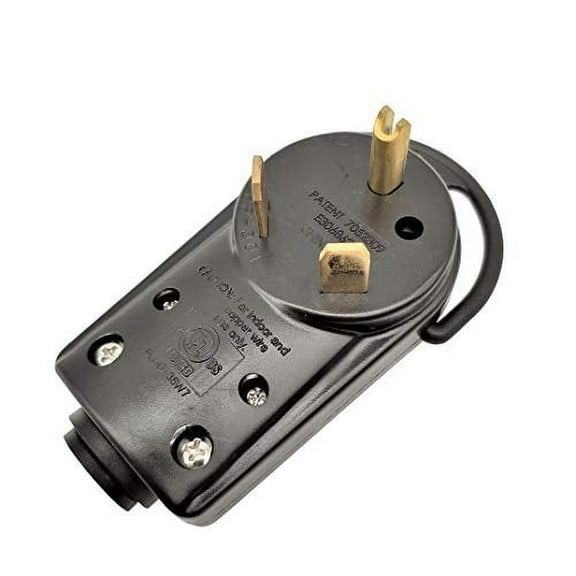 Parkworld 691609 RV 30AMP Replacement Power Assembly TT-30P Male plug with Handle…
