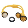 thumbnail image 1 of Parkworld 692033 Combiner Marine Shore Power Y Adatper (2) L5-30P Male 30A Plug to SS2-50R Female 50A Connector, 1 of 5