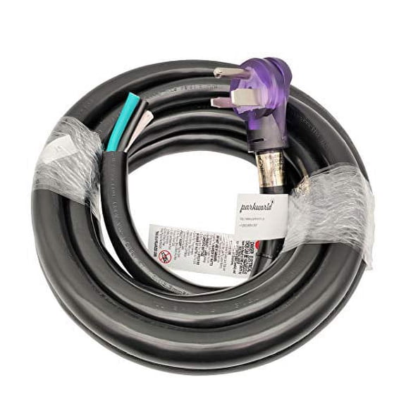 Parkworld 69748 Extension Cord NEMA 6-50 Plug Male with STW (3) 6AWG, UL Listed (6-50P, 15FT)