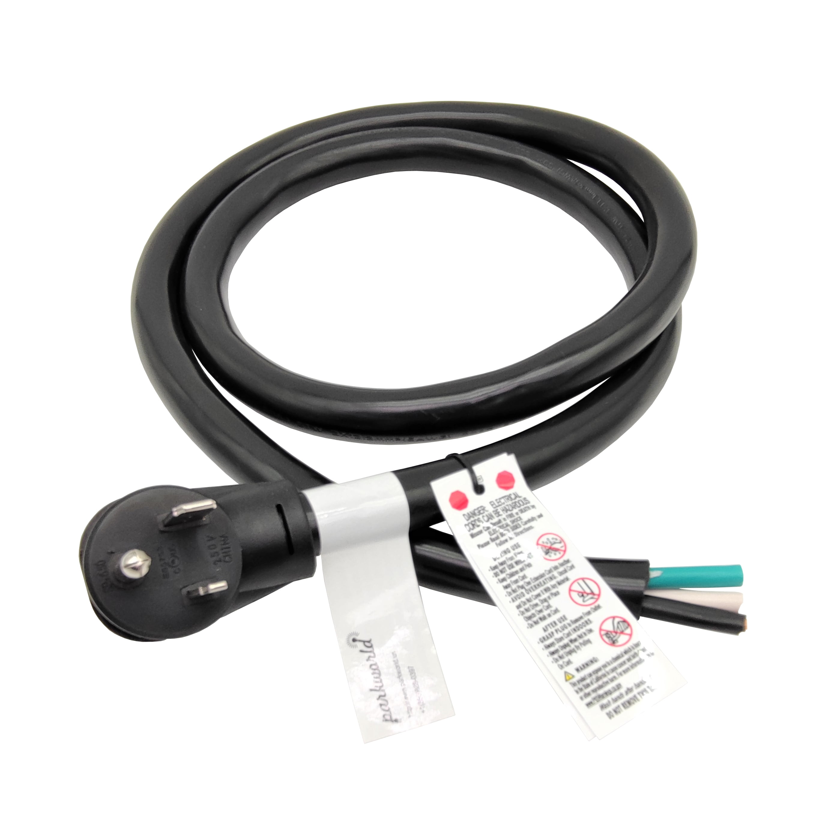 Parkworld 69786 NEMA 6-50 Plug Power Cord Set with STW 6AWG Cable, UL Listed (6-50P, 6FT)
