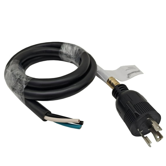 Parkworld 79186 NEMA L6-30 Plug Power Cord , UL Listed, L6-30P (6FT)