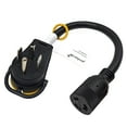 thumbnail image 1 of Parkworld 79445 Dryer Piggy-Back Adapter Splitter Cord NEMA 14-30P to 14-30R 30A 125V/250V & L6-20R 20A 250V 1.5 Feet, 1 of 5