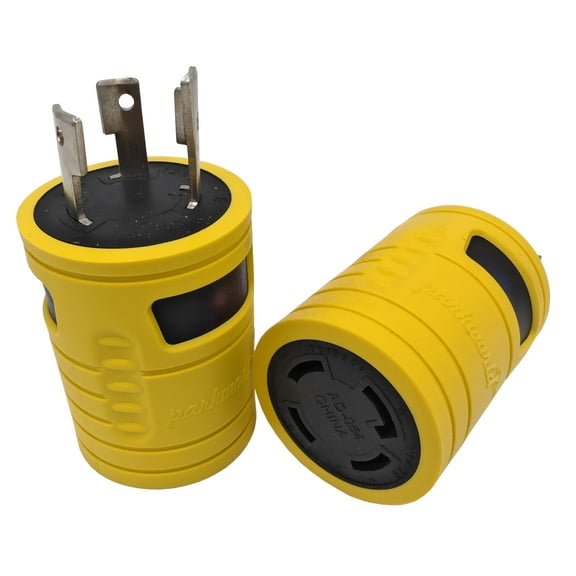 Parkworld 884968 L5-30P Male to L14-30R for Home Back Power Transfer Switch or House Panel (Adapter)