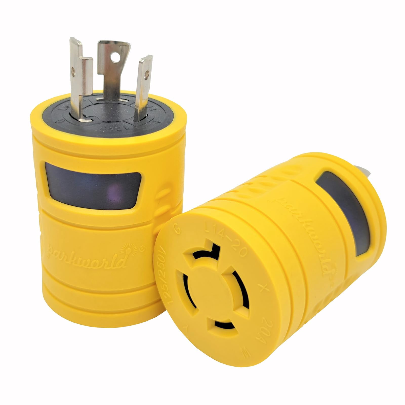 Parkworld 884999 Generator Adapter 3-Prong 20 AMP Locking L5-20P Plug ...