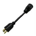 thumbnail image 1 of Parkworld 885064 Power Adapter cord 3-Prong Generator 30A Locking L5-30P Male Plug to 30 AMP 6-30R Female Receptacle (ONLY output for 125V), 1 of 4