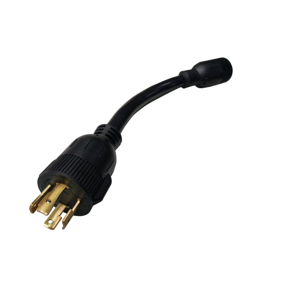 Parkworld 885101 30 AMP Power Adapter Cord Generator 4-Prong Twist lock Plug L14-30P to 6-20R or 6-15R Outlet