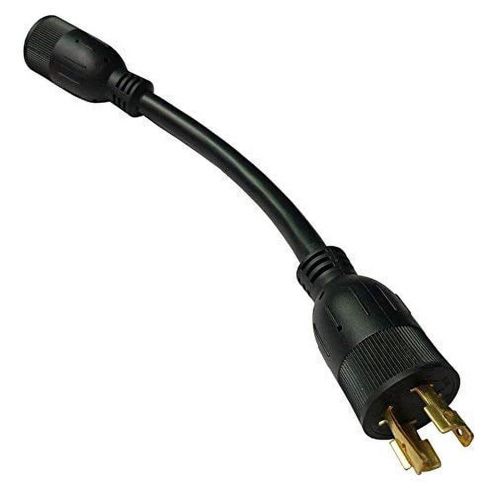 Parkworld 885231 Generator 4-prong L14-20 Plug 20 AMP Male to Welding L6-20 Receptacle 20A Female