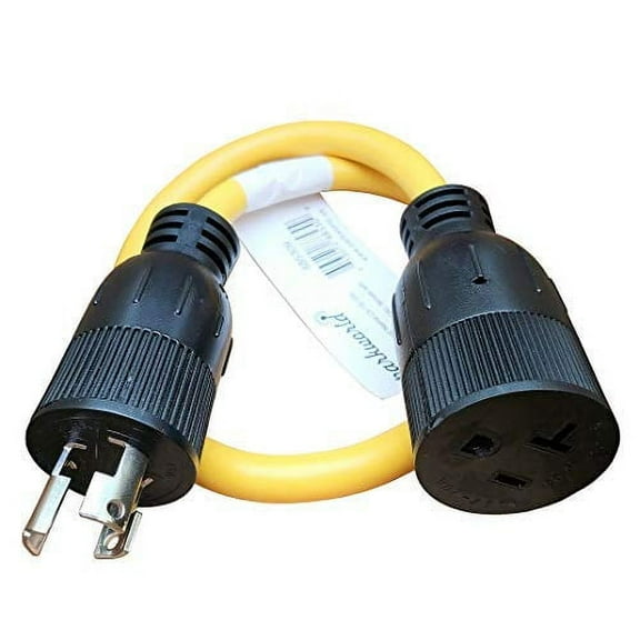 Parkworld 885309 Adapter Cord Locking L5-15 Plug to 5-15 (5-20) Receptacle