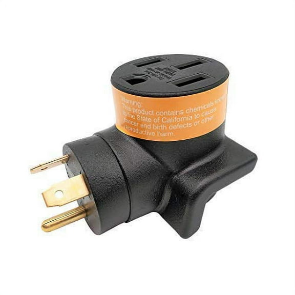 Parkworld 885378C EV Adapter Cord NEMA TT-30P to 14-50R (ONLY for EV or Tesla use, NOT for RV) (Compact style Adapter)