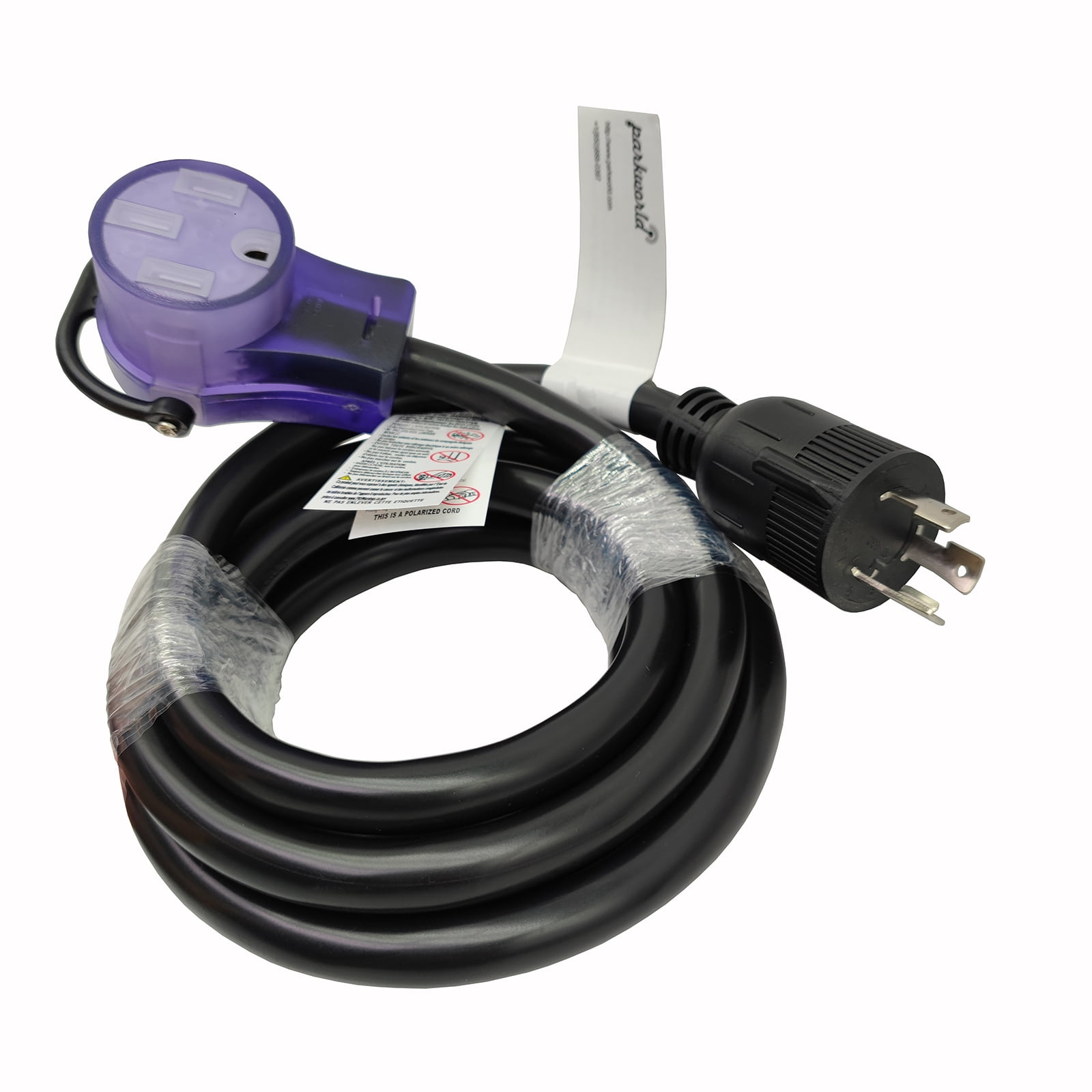 Parkworld 885507-10FT EV Adapter Cord NEMA L6-30P to 14-50R (For Tesla only, NOT for RV) 10 FT