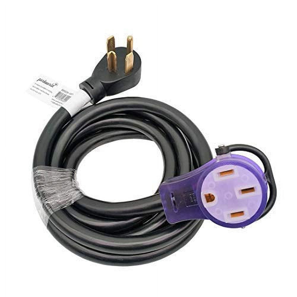 Parkworld 885538-10FT AC Adapter Cord NEMA 14-30P to 14-50R (Both for RV, EV and Tesla) 10 feet