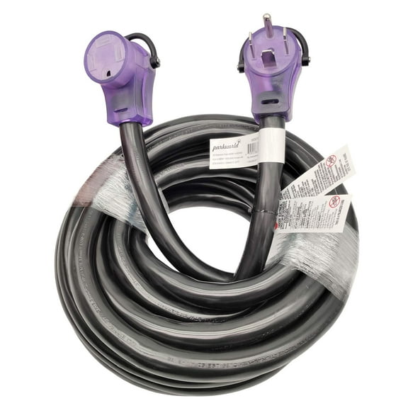 Parkworld 885828 Industrial NEMA 14-60 Extension Cord, 4-Prong, 55 AMP, 125/250 Volts, 6875/13750 Watts. (15FT)