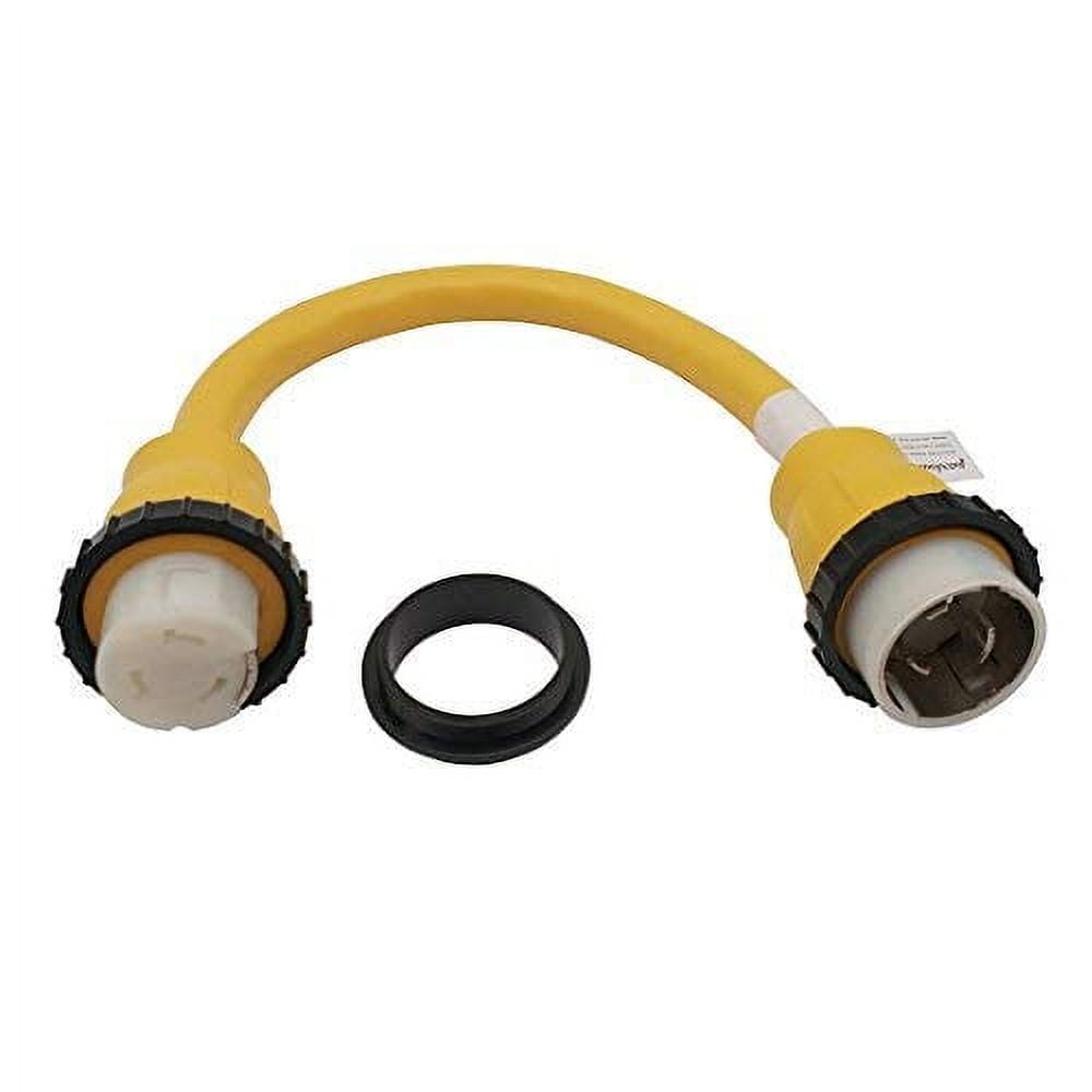 Parkworld 885958 Shore Power Adapter Cord Marine 50A SS150P Male Plug