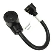 Parkworld 886269 Household Regular 5-15 Plug 15A 125V Male to 3-Prong Dryer 10-30 Receptacle Female Adapter Cord, *ONLY Output 125 Volt 15 AMP