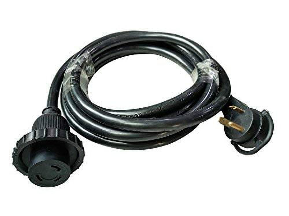 Parkworld 886306 RV Shore Power 30A Extension Cord Adapter TT-30P to L5-30R 15FT