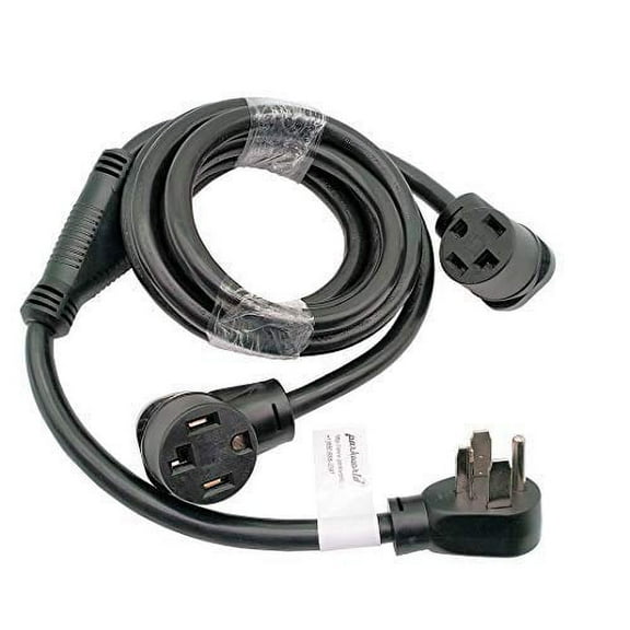 Parkworld 886603A NEMA 14-30 Splitter, Dryer 14-30P Male Plug to (2) 14-30R Female Receptacle, Dryer 4-Prong 30 AMP 14-30 Y Adapte (69557) 12FT to on female.