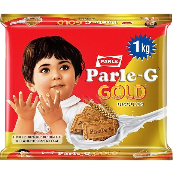Parle-G Gold Biscuits, 1 HHA1KG (10 pack of 100g)