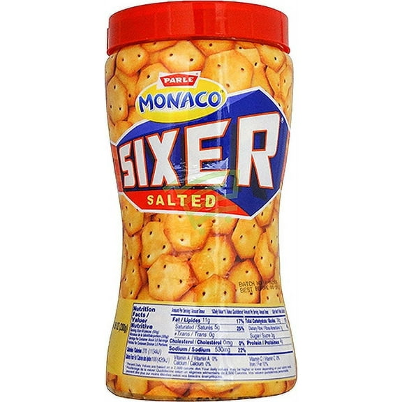 Parle Monaco Sixer (Salted) 7 oz jar