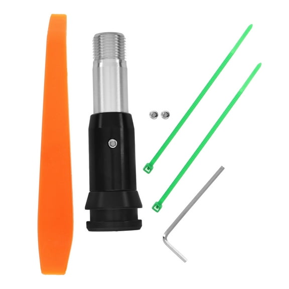 Parlial Automatic Gear Shift Knob with Button Black Shifter Adapter