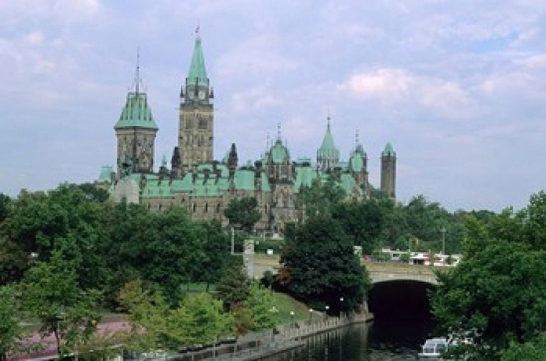 Parliament Building in Ottawa Canvas Art - David R Frazier DanitaDelimont (36 x 24)
