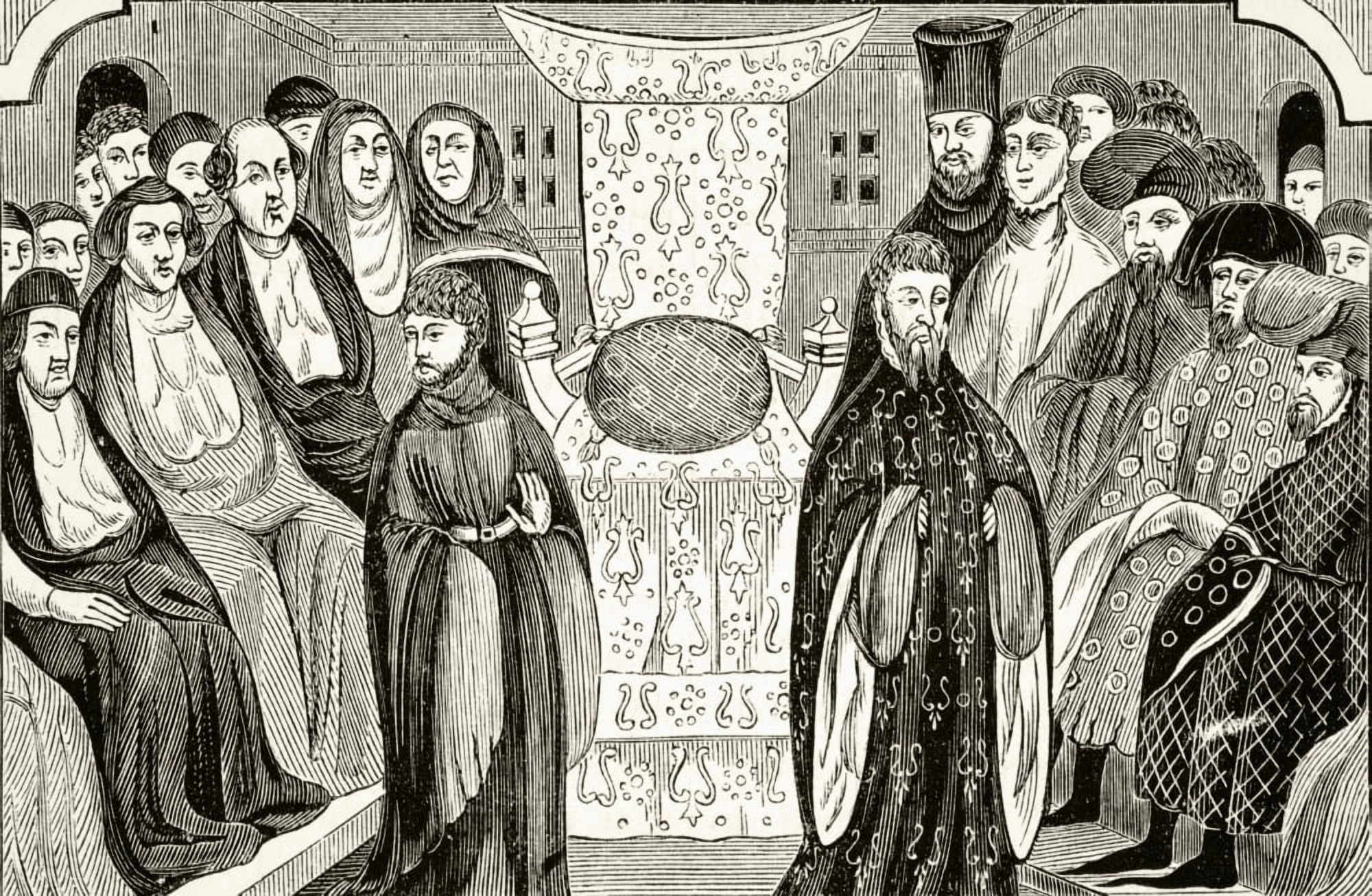 Parliament Deposing King Richard Ii 1399 From The National And Domestic History Of England By William Aubrey Published London Circa 1890 Canvas Art - Ken Welsh Design Pics (18 x 11)