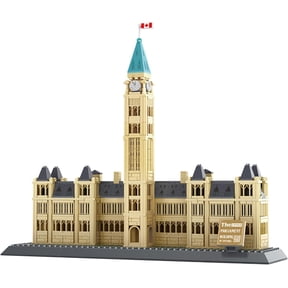 Parliament Hill Model Building Kits, World Famous Architectural Building Blocks Set, Ottawa Parliament Toy Set for Adults(608 PCS)