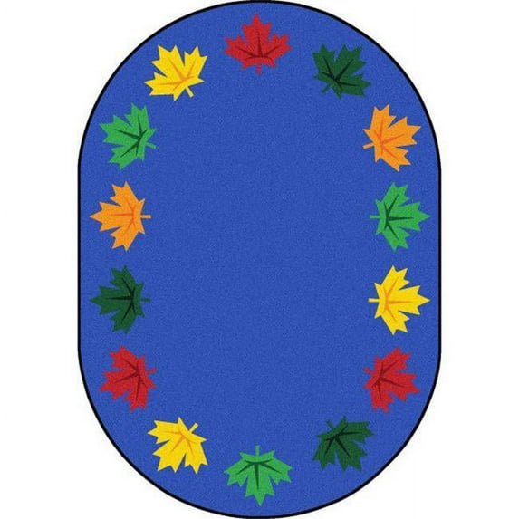 Parliament Hill Rug in Multi - Oval 7.8 in. x 10.9 in.