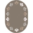 thumbnail image 1 of Parliament Hill Rug in Neutral - Oval  5.4 in. x 7.8 in., 1 of 1