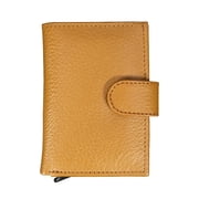 Parliament Leather Wallet for Men with RFID Blocking Layer | Slim & Modern Wallet with Push Button for Quick Card Access