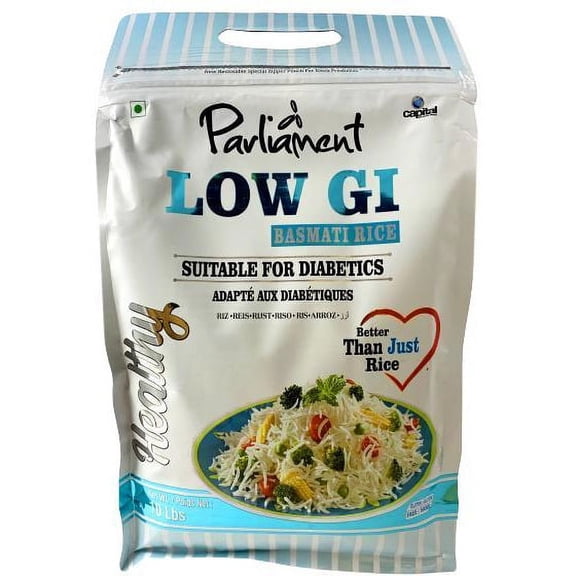 Parliament Lower Gi Basmati Rice - 10 Lb (4.5 Kg)