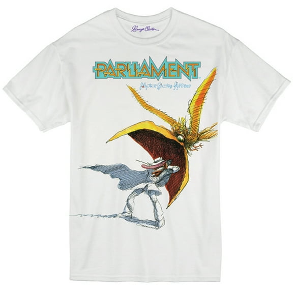 Parliament Men's Motor Booty Affair T-Shirt White S
