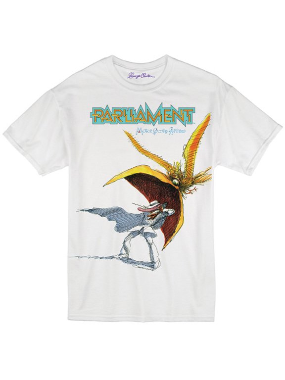 Parliament Men's Motor Booty Affair T-Shirt White S