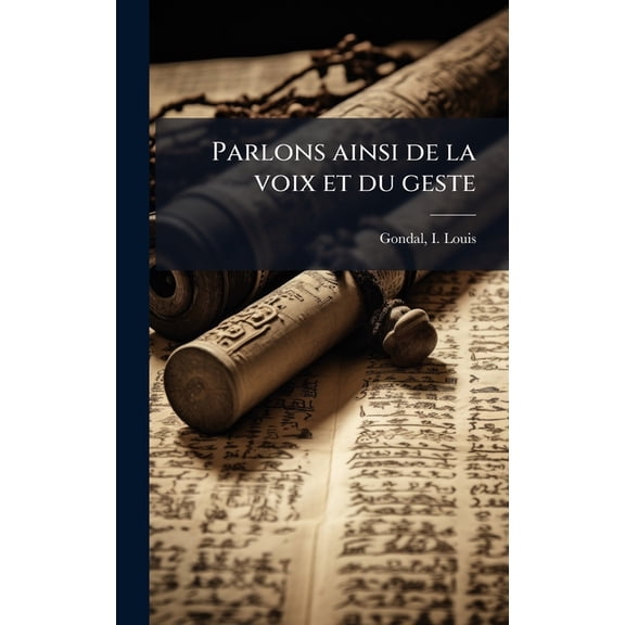Parlons ainsi de la voix et du geste, (Hardcover)