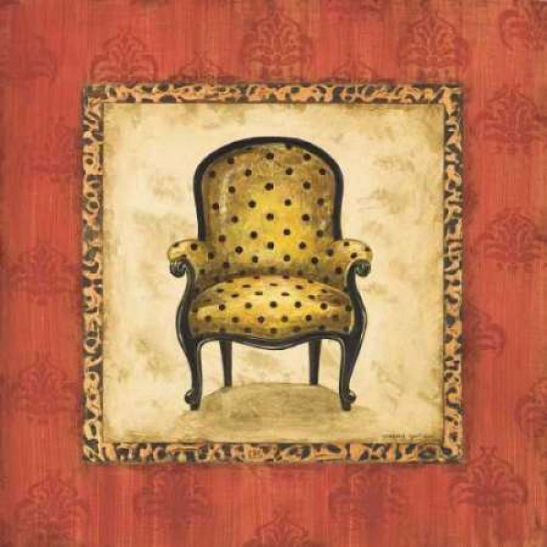 Parlor Chair I Canvas Art - Gregory Gorham (24 x 24)