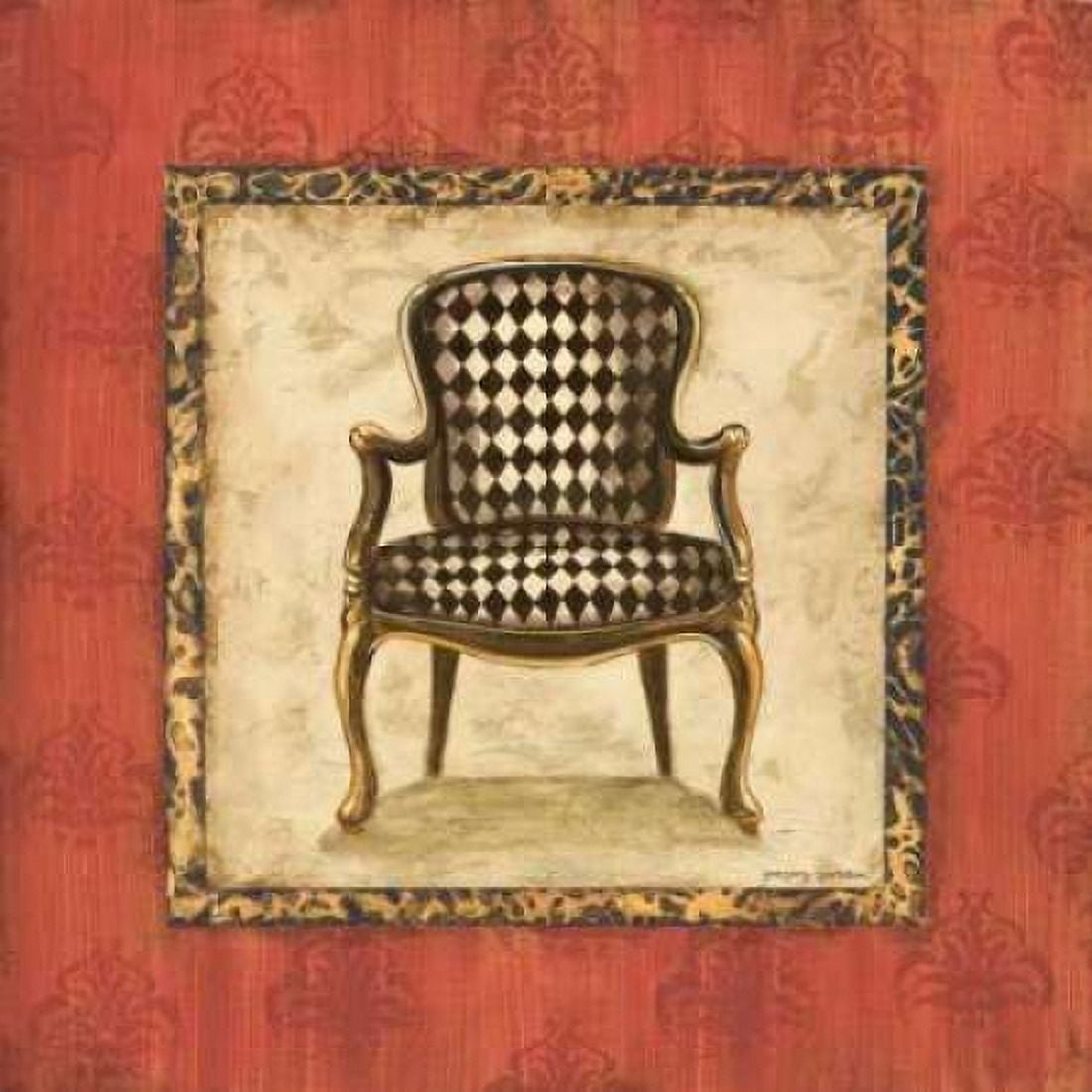 Parlor Chair IV Canvas Art - Gregory Gorham (24 x 24)