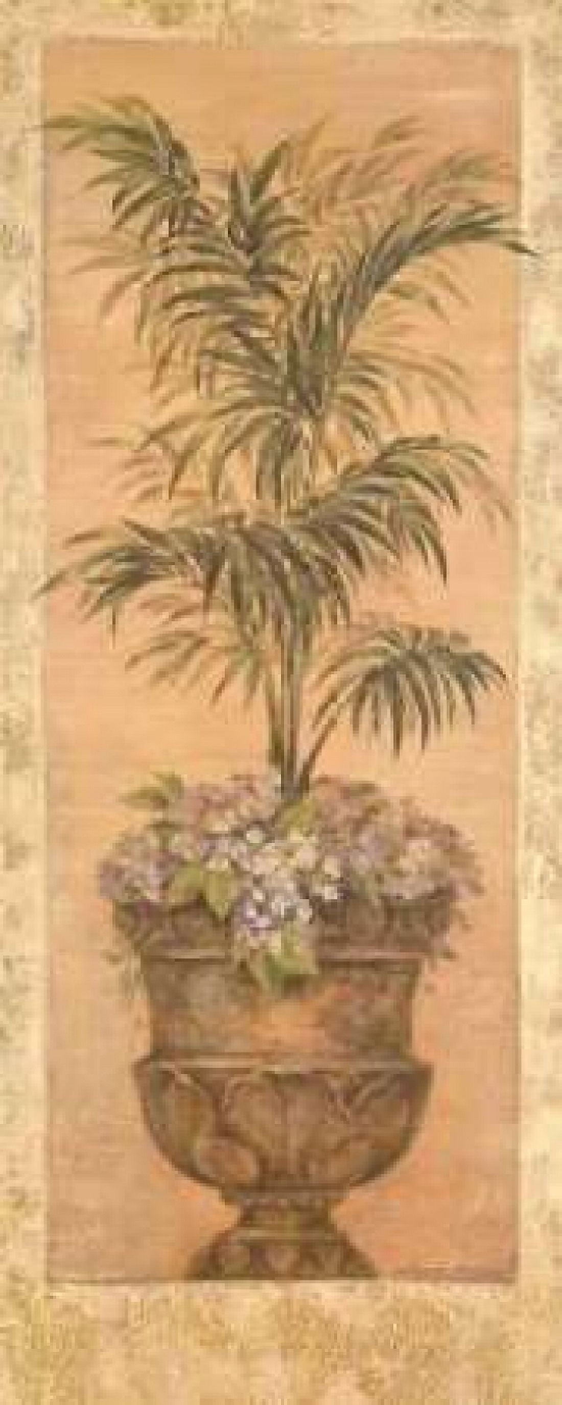 Parlor Palm IV Canvas Art - Pamela Gladding (10 x 20)